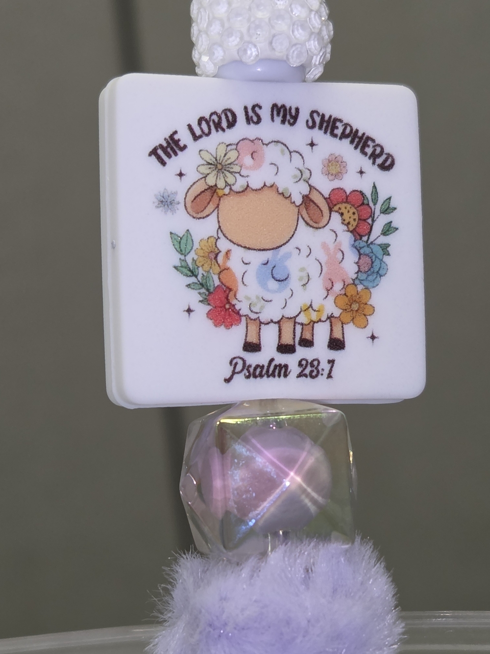 Psalm 23:1 Rhinestone Refillable Pen - Free Refills